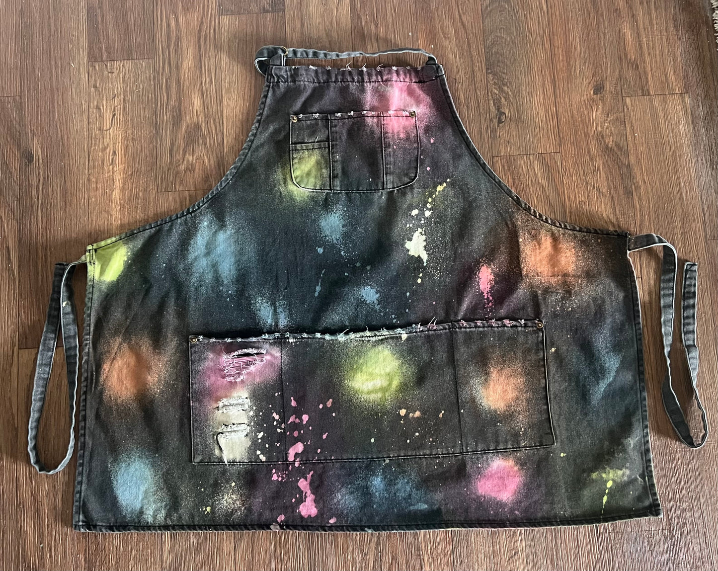 On The Spot Black Denim Apron