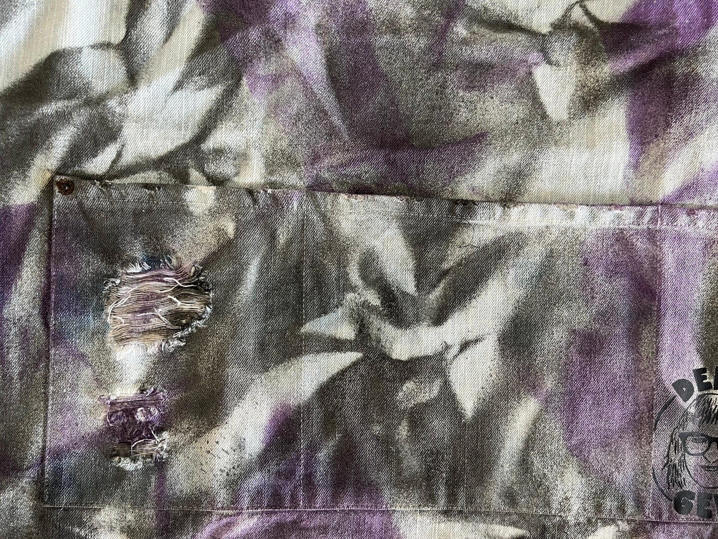 Purple Haze Denim Apron