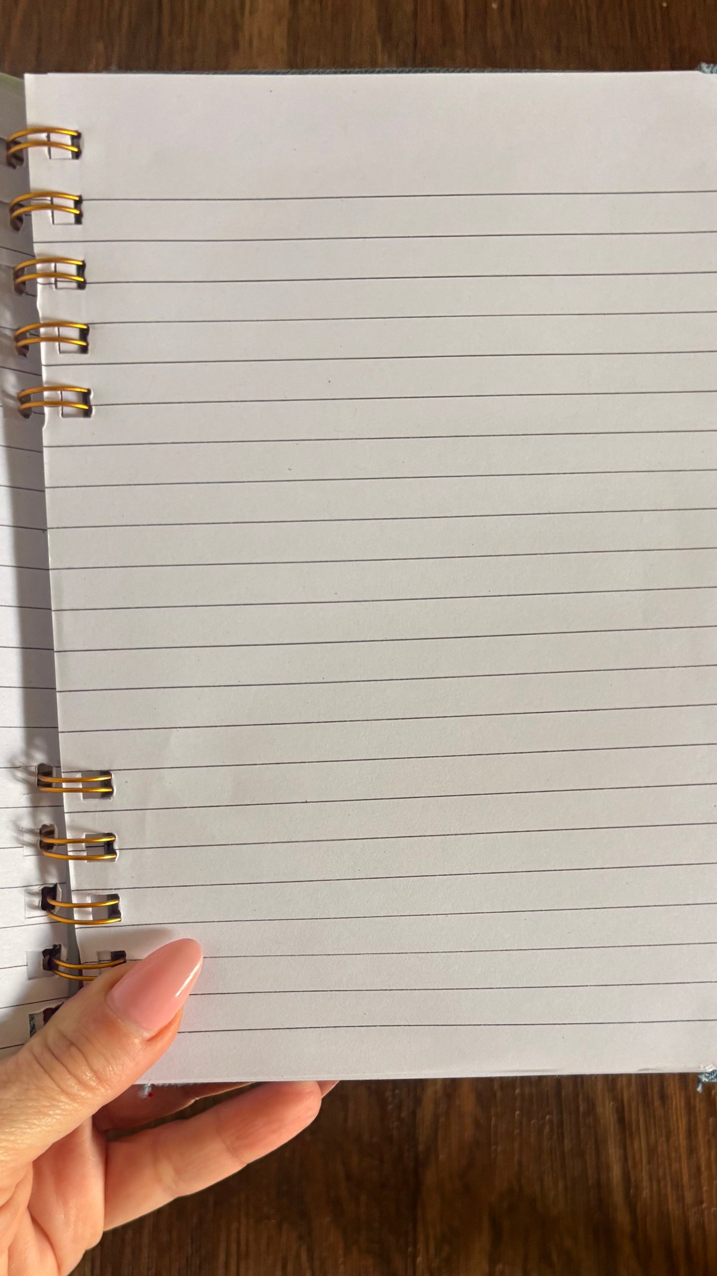 Deconstructed Denim Journal with a pocket binder style