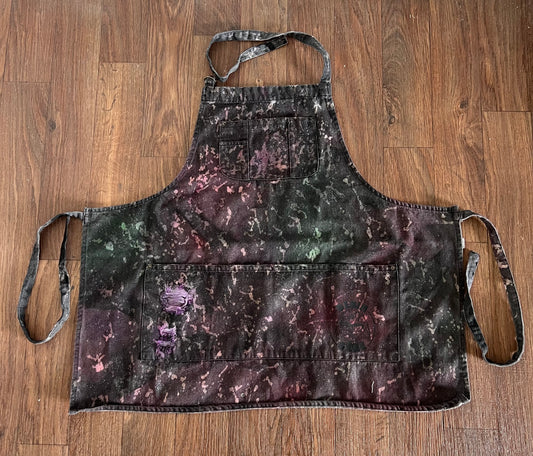Black Galaxy Denim Apron