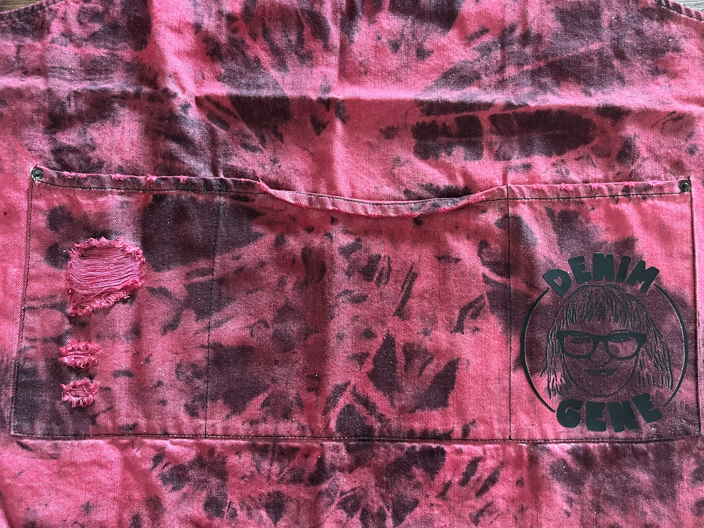 Pink Voltage Denim Apron