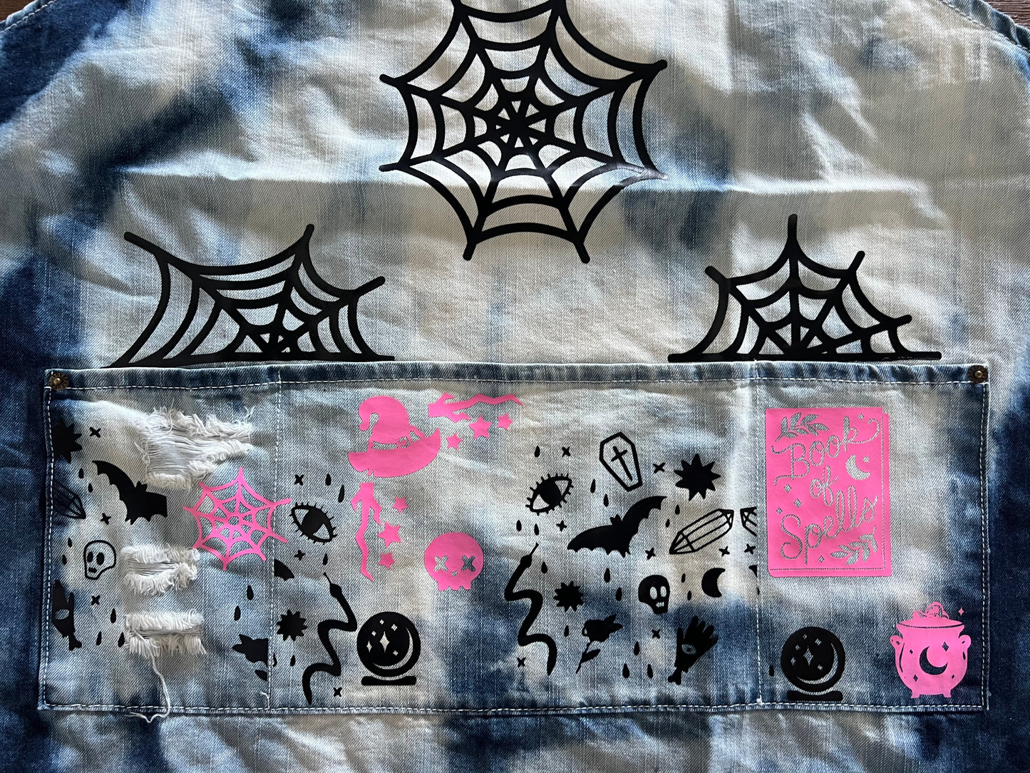 Goth Girl Denim Apron