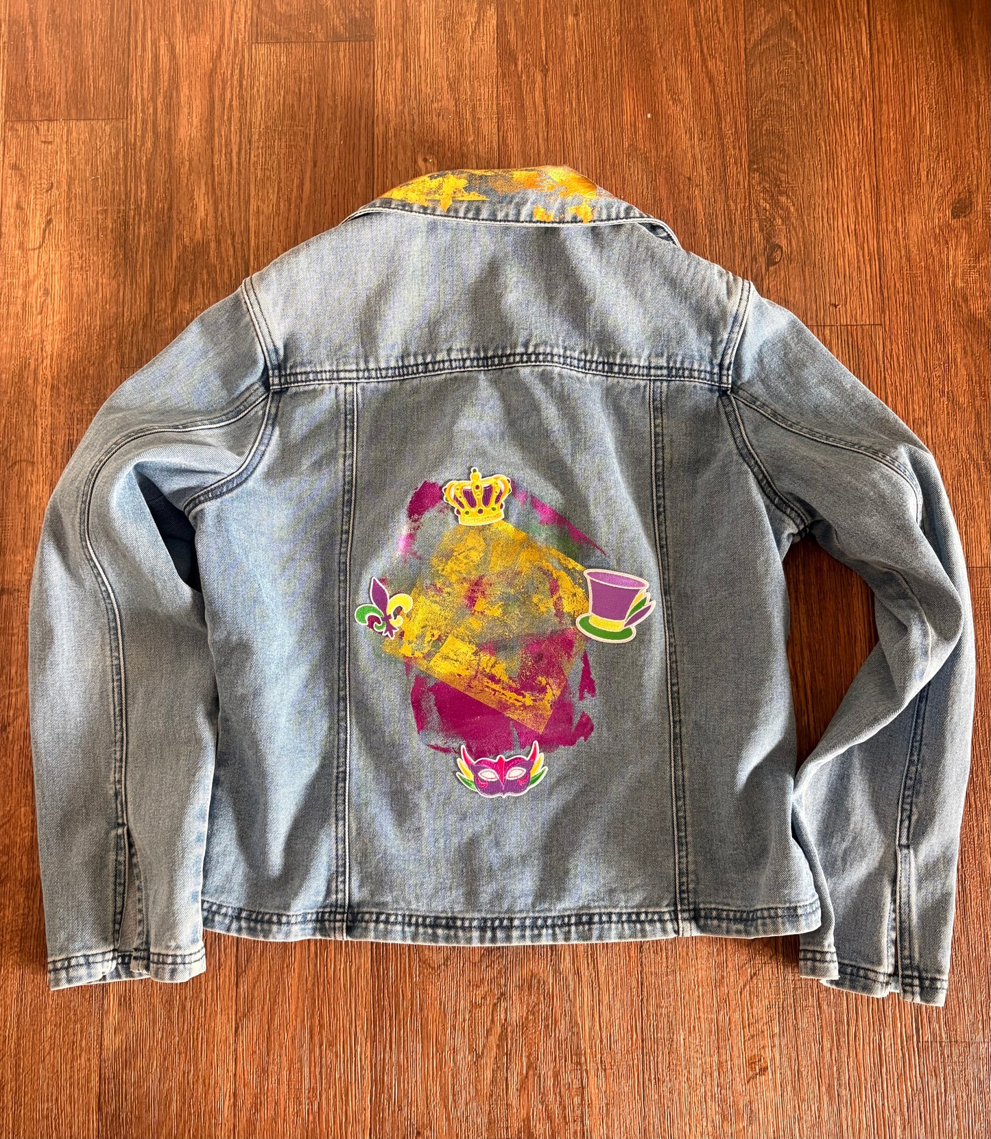 Mardi Gras Denim Jacket